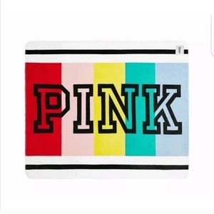 Victoria’s Secret pink Sherpa blanket like new